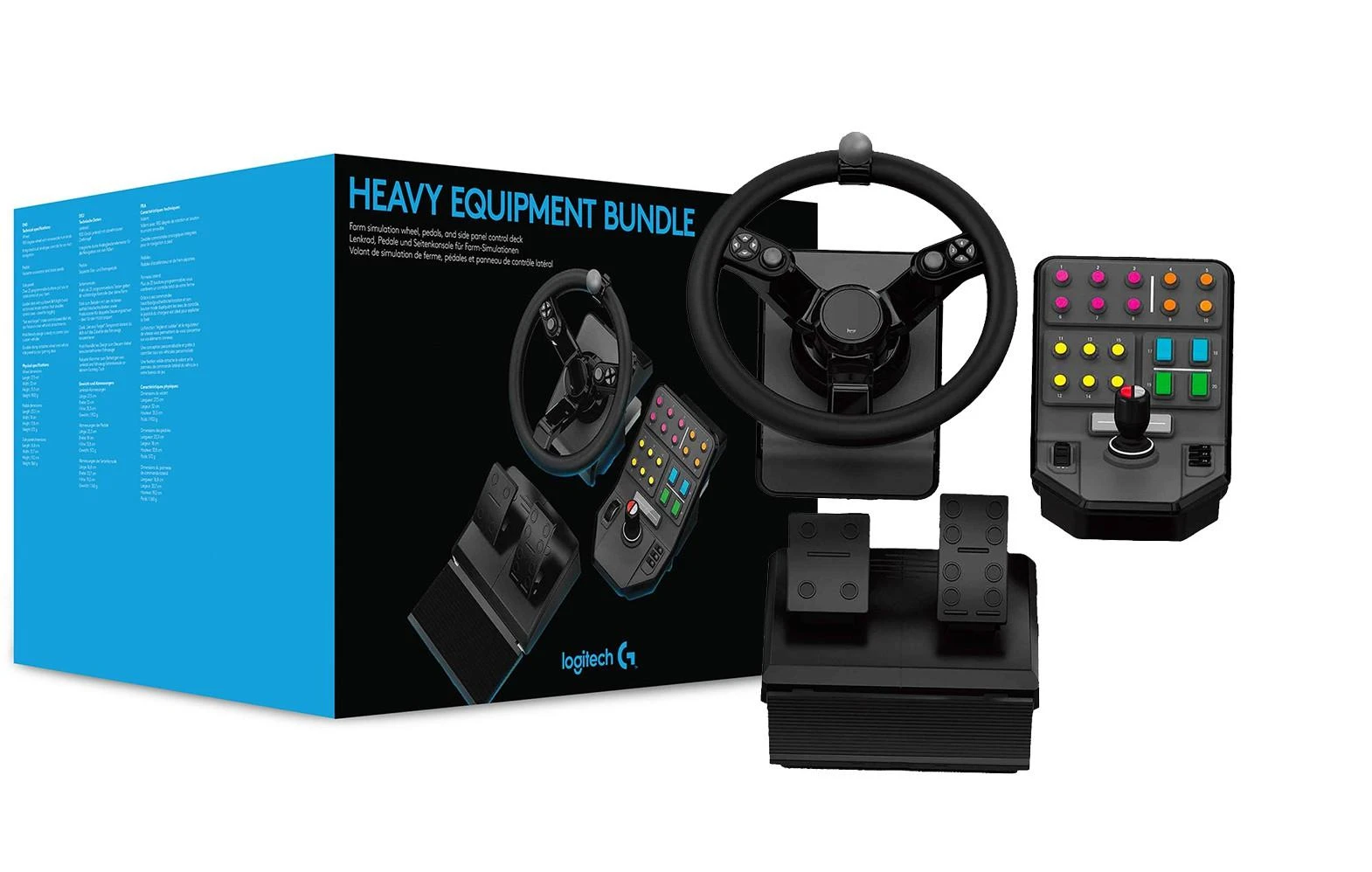Logitech 945-000062 žaidimų valdiklis Vairas + pedalai Analoginis / skaitmeninis Juoda