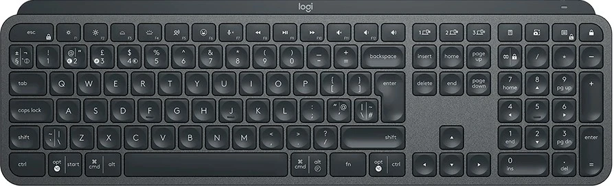 Klaviatūra LOGITECH MX klavišai verslui, grafito spalvos (JAV)