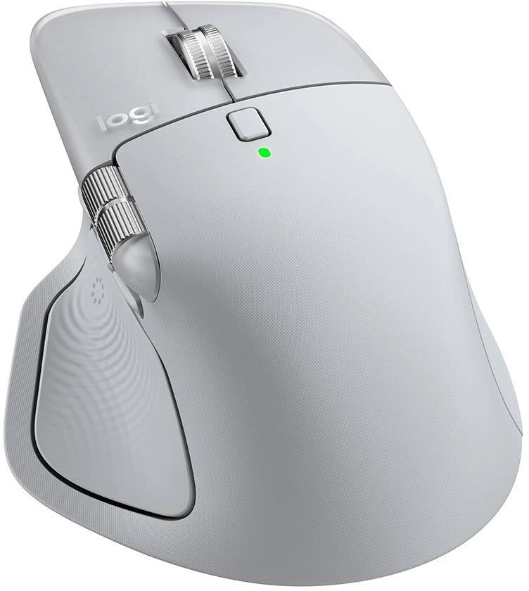 Logitech MX Master 4 belaidė pelė | spalva: šviesiai pilka (Pale Grey) - 910-007563