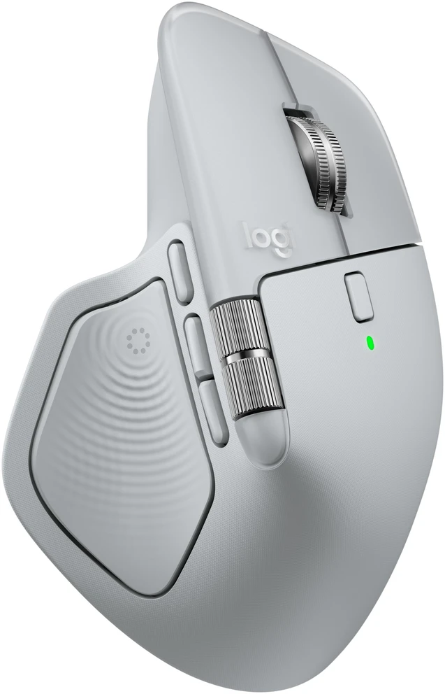 Logitech MX Master 4 belaidė pelė | spalva: šviesiai pilka (Pale Grey) - 910-007563
