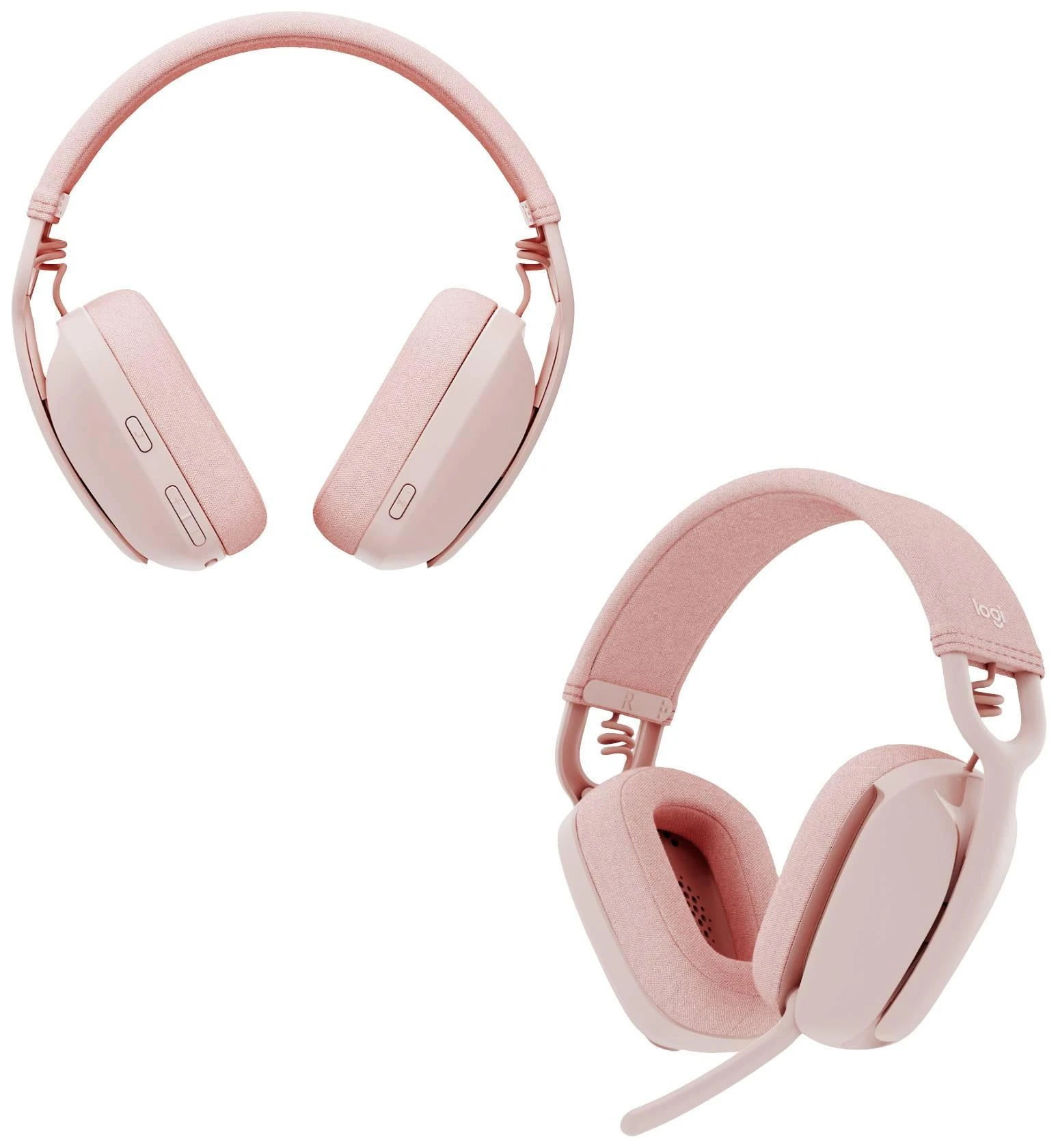 Belaidės ausinės Logitech ZONE VIBE 100, rožinė