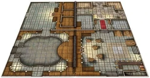 Loke Battlemats Loke Battle Mats: Books of Battle Mats - Towns & Taverns