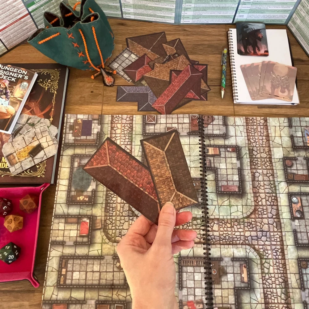 Loke Battlemats Loke Battle Mats: Giant Book of Battle Mats - Streets Sewers & Cemeteries