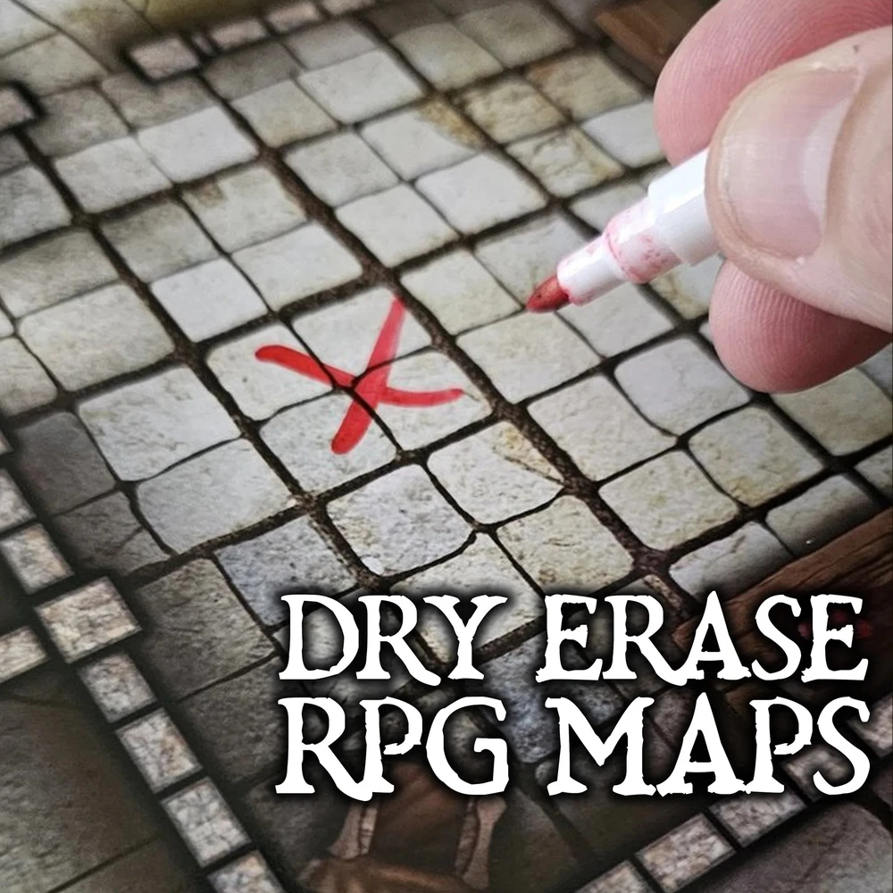 Loke Battlemats Loke Battle Mats: Giant Book of Battle Mats - Wilds, Wrecks & Ruins