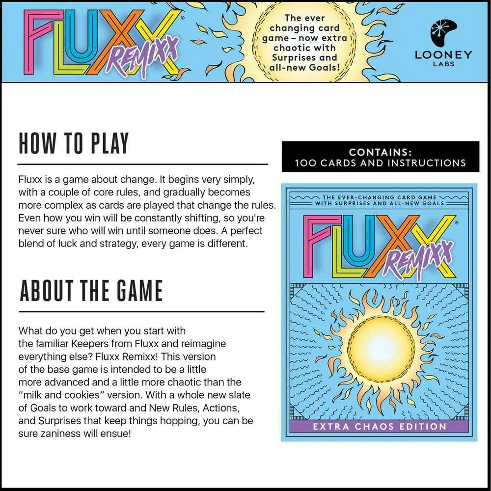 Looney Labs Fluxx Remixx