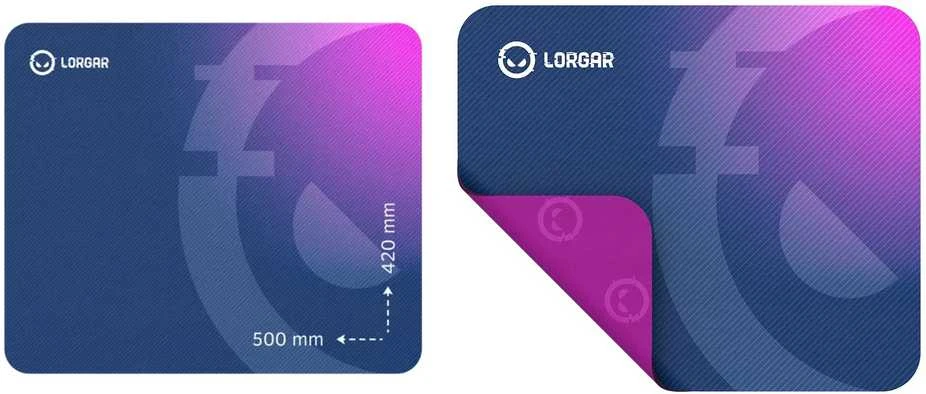 LORGAR Main 135 pelės kilimėlis | 500x420x3mm