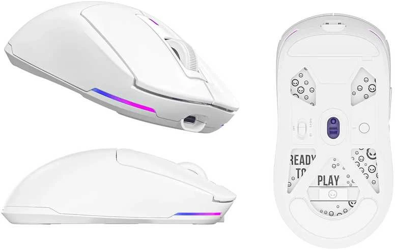 LORGAR MSA10W, Belaidė pelė žaidimams Advanced, baltas