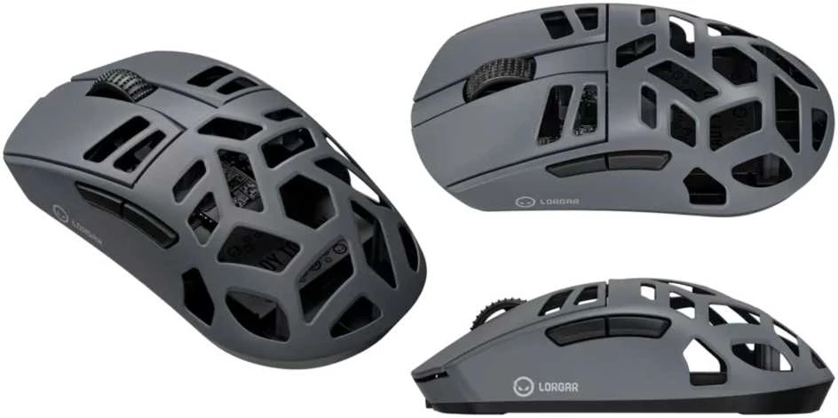 LORGAR MSE90W, Magnesium Alloy Belaidė pelė žaidimams Elite, Dark Pilkas