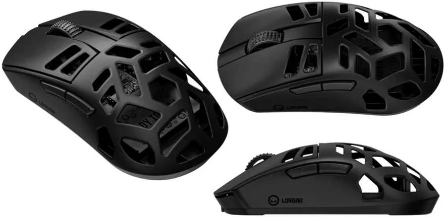 LORGAR MSE90W, Magnesium Alloy Belaidė pelė žaidimams Elite, Juodas