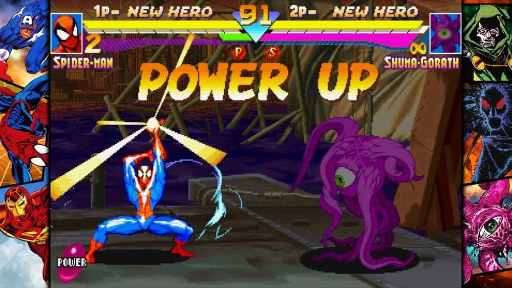 MARVEL prieš CAPCOM kovos kolekciją: Arcade Classics PS4