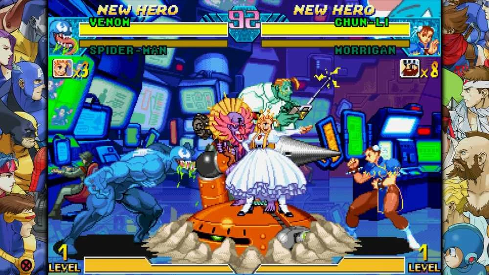 MARVEL prieš CAPCOM kovos kolekciją: Arcade Classics PS4