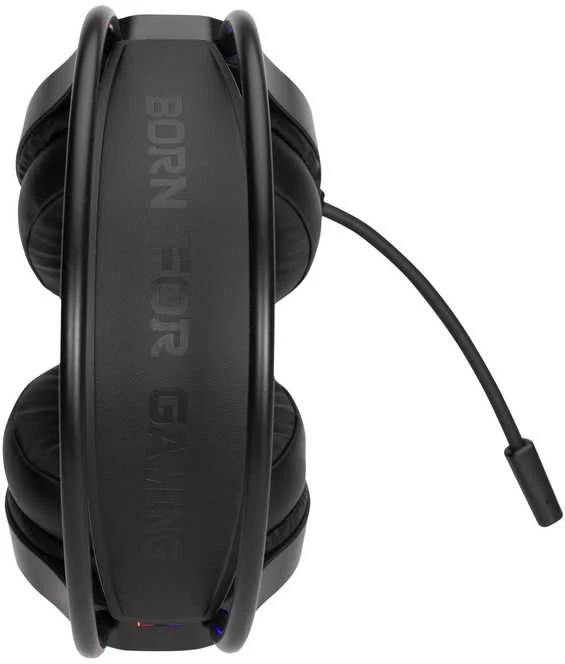 MARVO H8326 Akari 30 RBG Laidinės žaidimų ausinės | USB | 3.5 mm | Juoda
