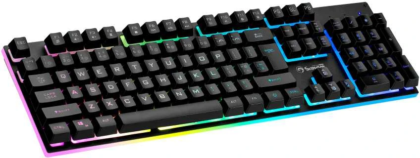 Marvo K604 laidinė membraninė klaviatūra su RGB (US, Membrane switch)
