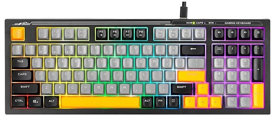 MARVO K638B Soldat S50B Laidinė žaidimų klaviatūra | USB | Juoda