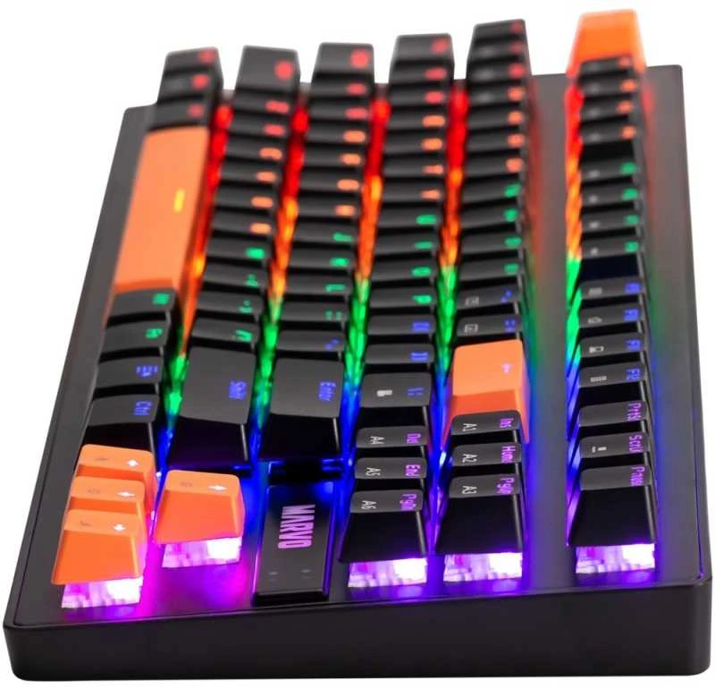 Marvo KG901C TKL 80% laidinė mechaninė klaviatūra su RGB (US, Mėlyna switch)