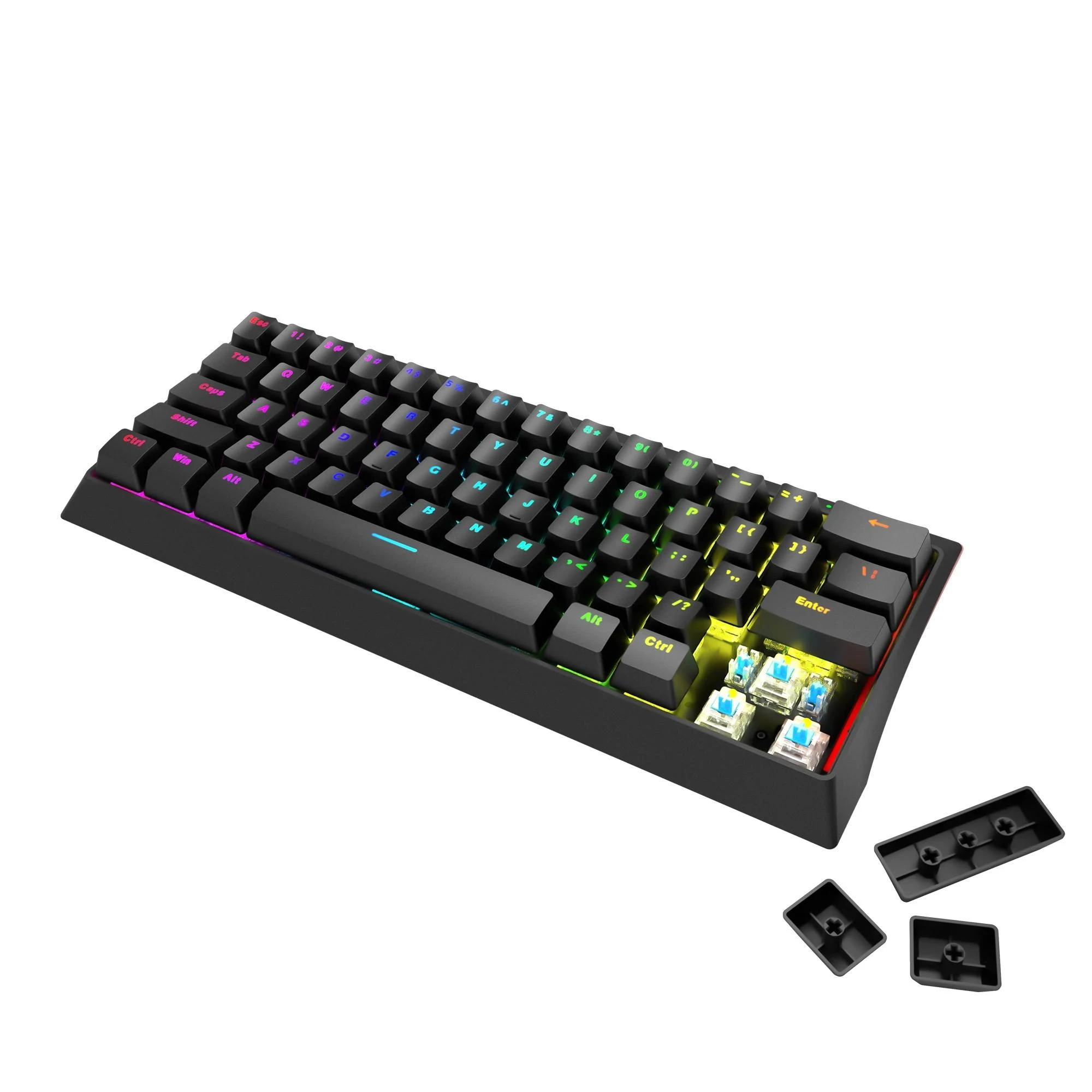 Klaviatūra Marvo KG962 RGB (Juoda)