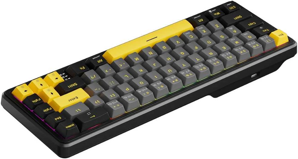 MARVO KG964 Magma M40 RGB Laidinė žaidimų klaviatūra | USB | Juoda, 60%