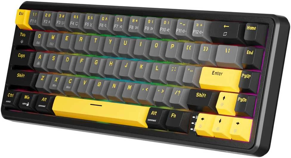 MARVO KG964 Magma M40 RGB Laidinė žaidimų klaviatūra | USB | Juoda, 60%
