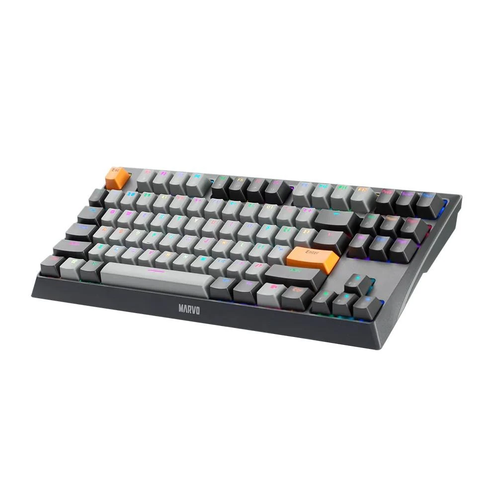 Marvo KG980B TKL mechaninė klaviatūra su RGB (Hot-Swap, US, Mėlyna switch)