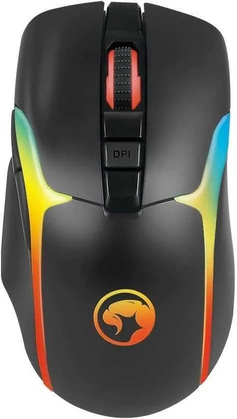 Marvo M729W juoda belaidė pelė | 4800 DPI
