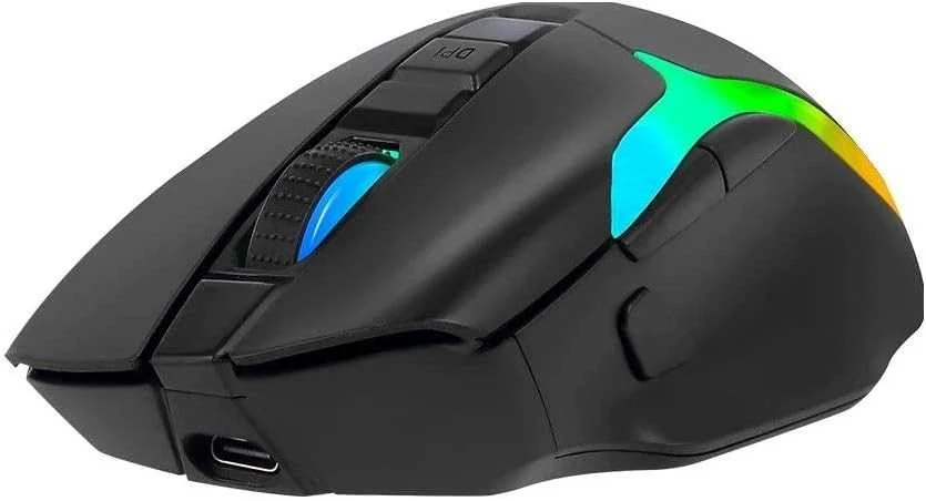 Marvo M729W juoda belaidė pelė | 4800 DPI