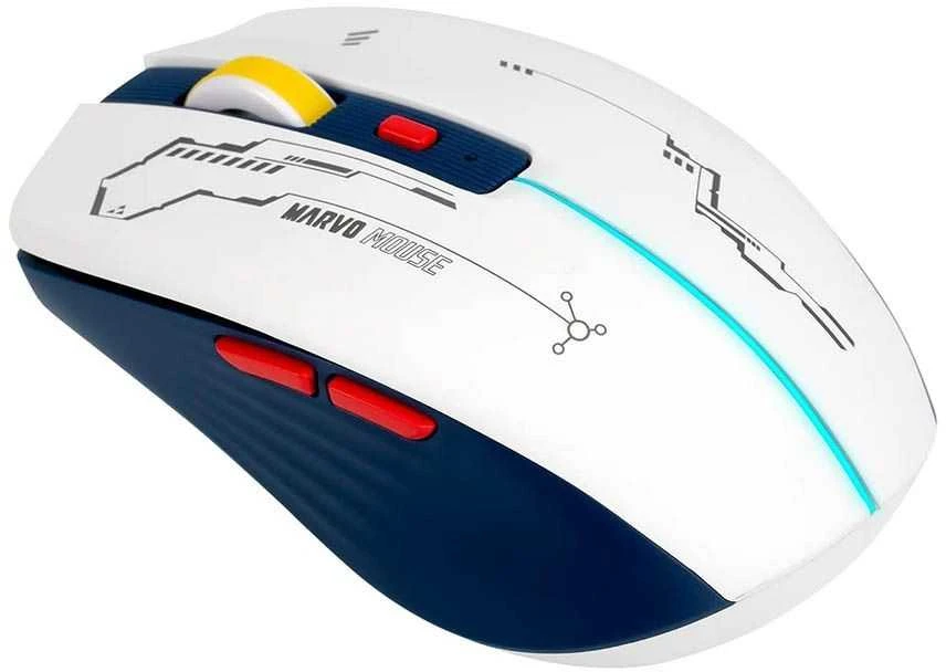 Marvo M796W balta belaidė pelė | 3200 DPI