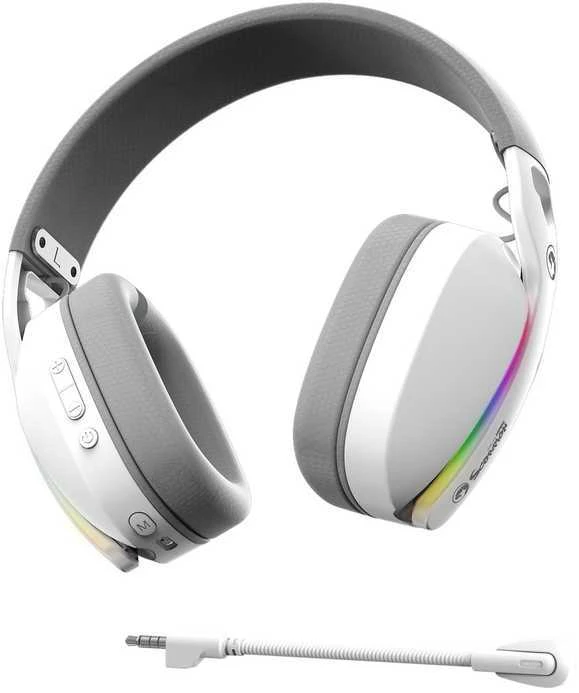 Marvo Pulz 70W WH belaidės žaidimų RGB ausinės (Baltos)