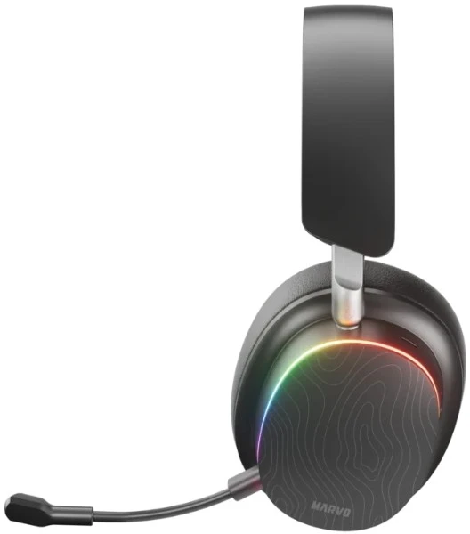 Ausinės su mikrofonu Marvo HG9087W BK belaidės