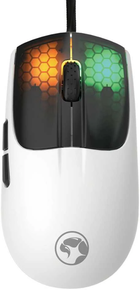 Marvo Scorpion M727 balta pelė su laidu | 12400 DPI