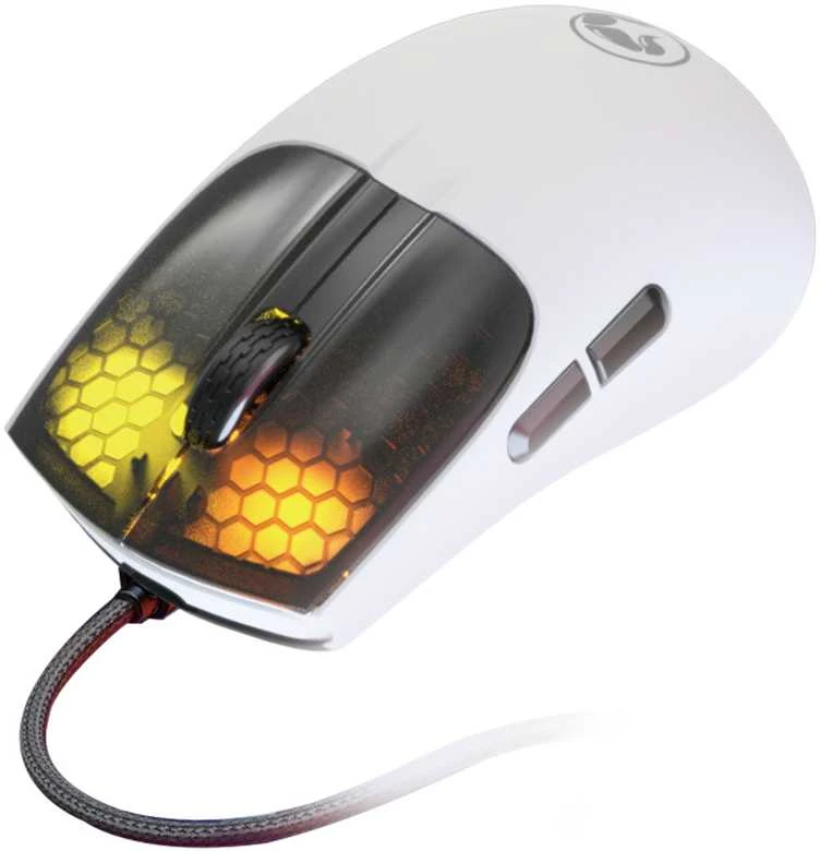 Marvo Scorpion M727 balta pelė su laidu | 12400 DPI