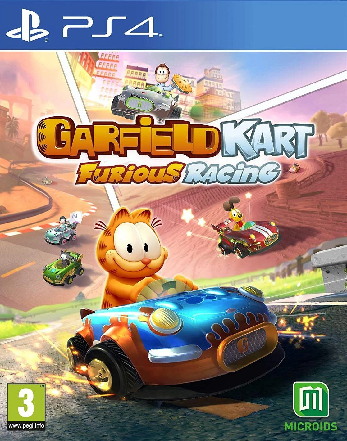Maximum Games Daugiausia žaidimų Garfield Kart Furious Racing PS4