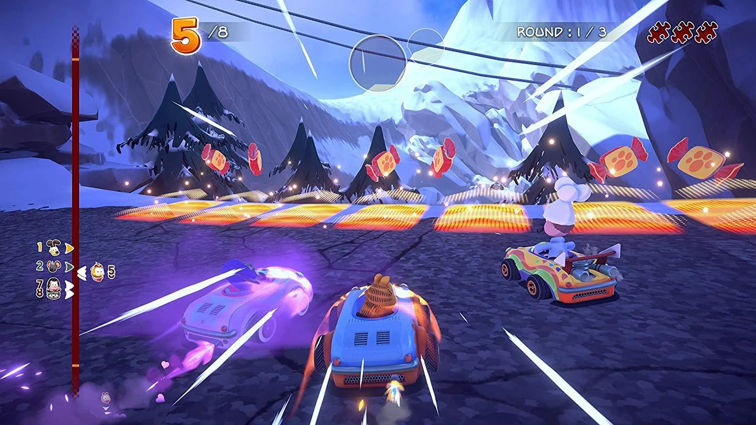 Maximum Games Daugiausia žaidimų Garfield Kart Furious Racing PS4