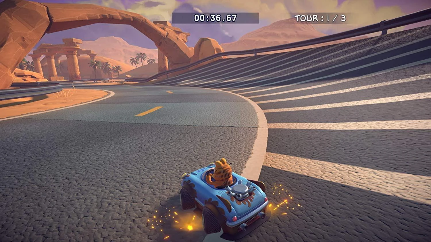 Maximum Games Daugiausia žaidimų Garfield Kart Furious Racing PS4