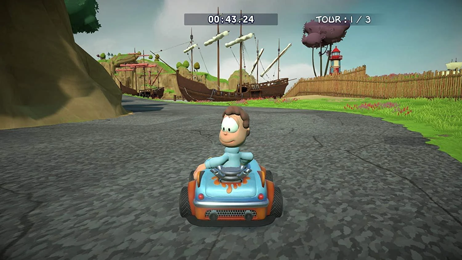 Maximum Games Daugiausia žaidimų Garfield Kart Furious Racing PS4