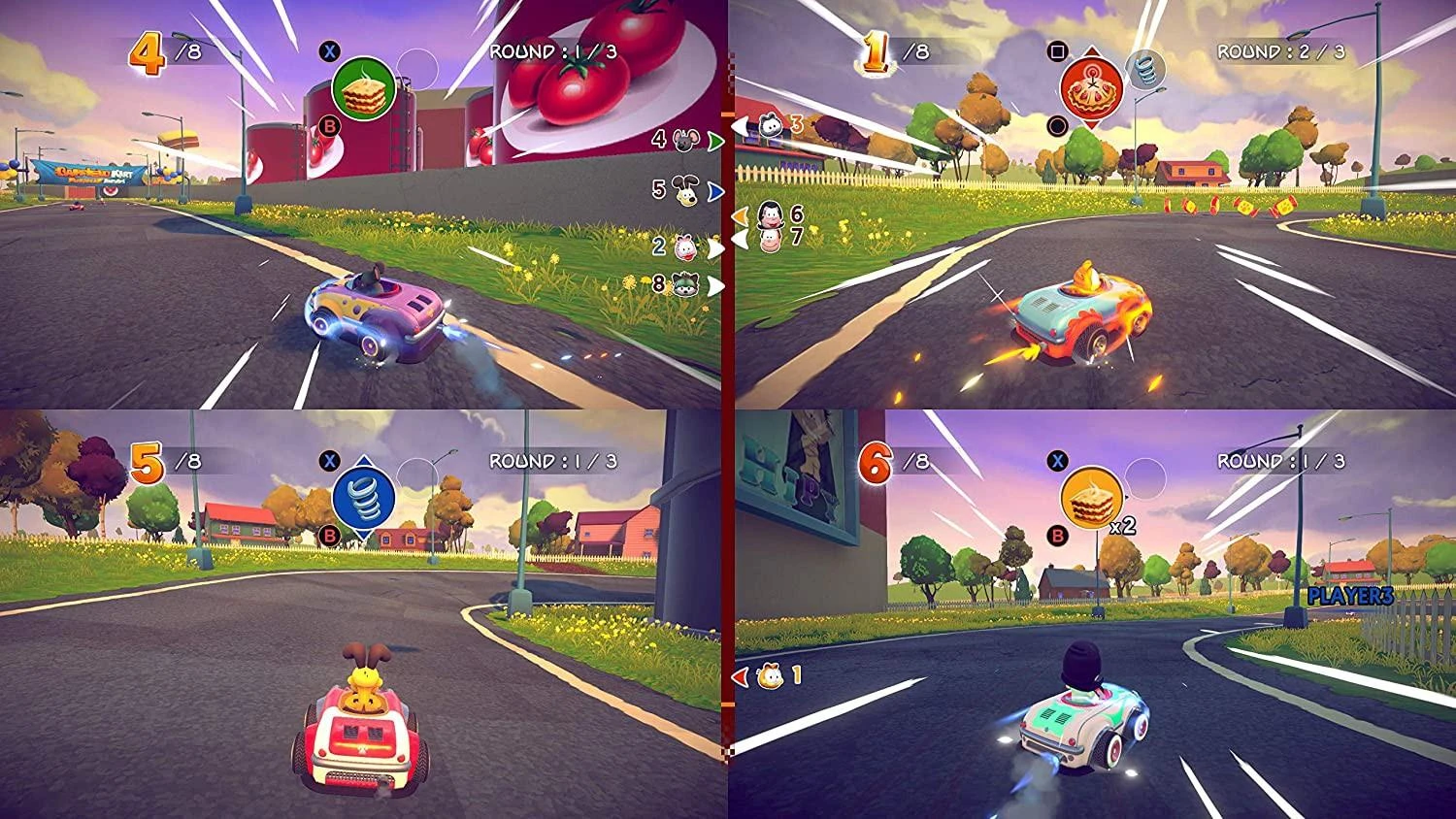 Maximum Games Daugiausia žaidimų Garfield Kart Furious Racing PS4