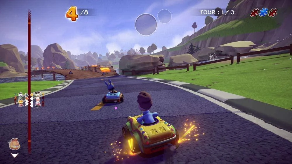 Maximum Games Daugiausia žaidimų Garfield Kart Furious Racing PS4