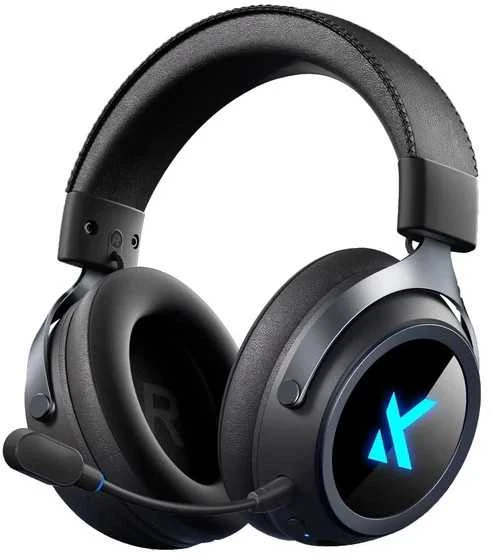 MCHOSE X9 belaidės ausinės | 2.4G, BT, TYPE-C | Juodas