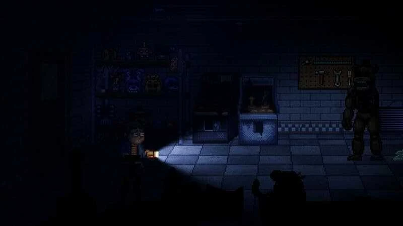 Five „Mega Cat Studios“ penkios naktys Freddy's: Į duobę