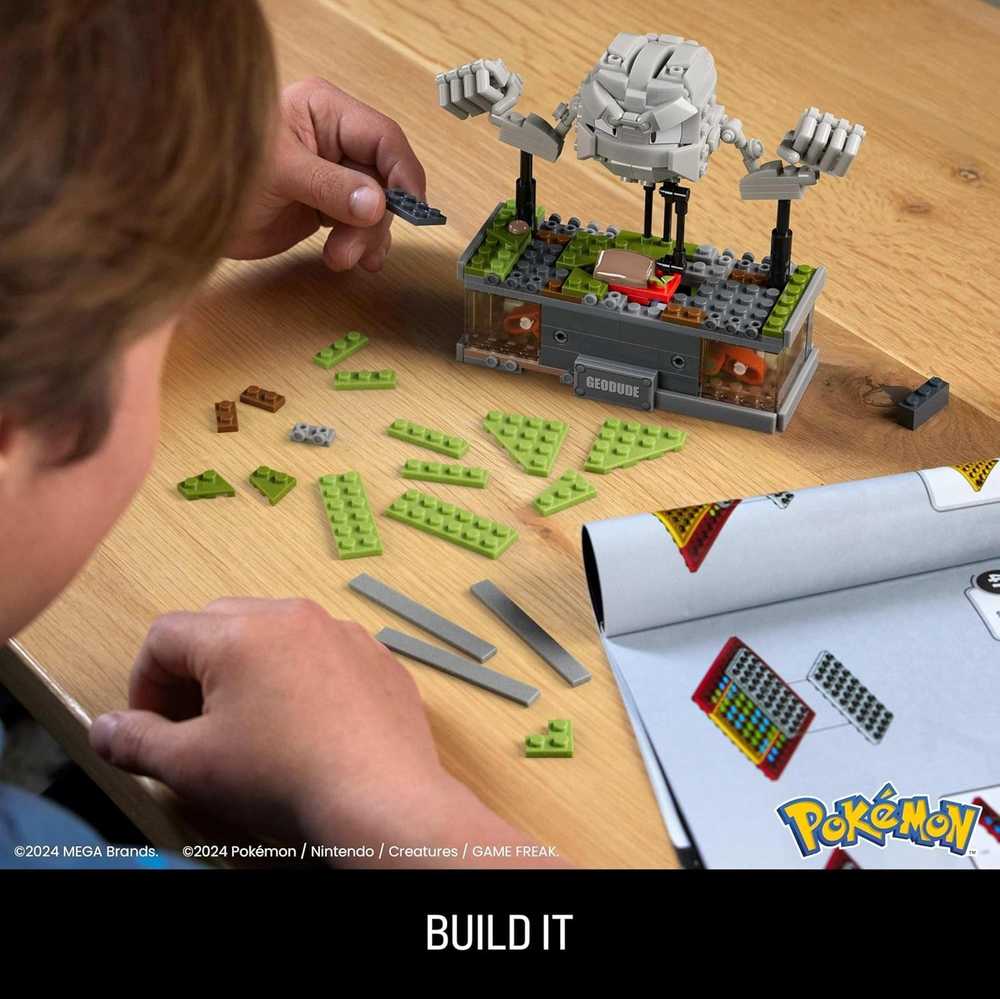 Mattel Mini Pokémon Geodude konstravimo rinkinys