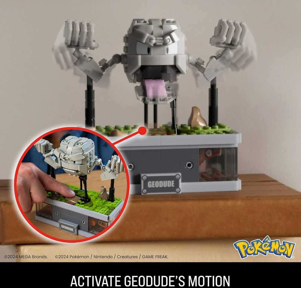 Mattel Mini Pokémon Geodude konstravimo rinkinys