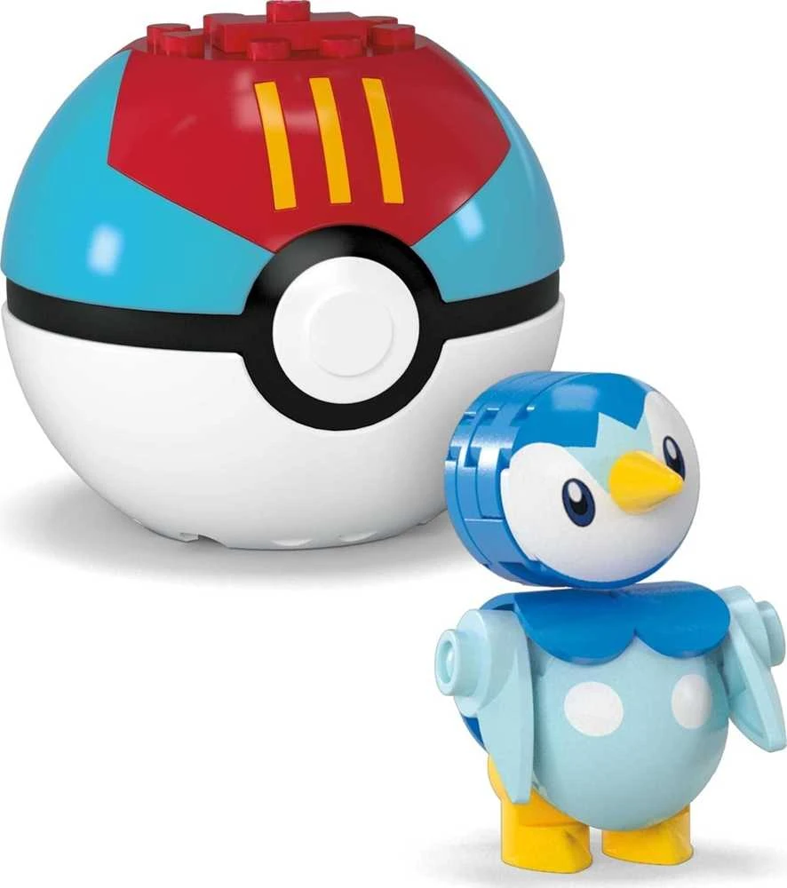 Mega Bloks Konstruktorius MEGA Pokemon Pokeball Togepi & Piplup JCT44