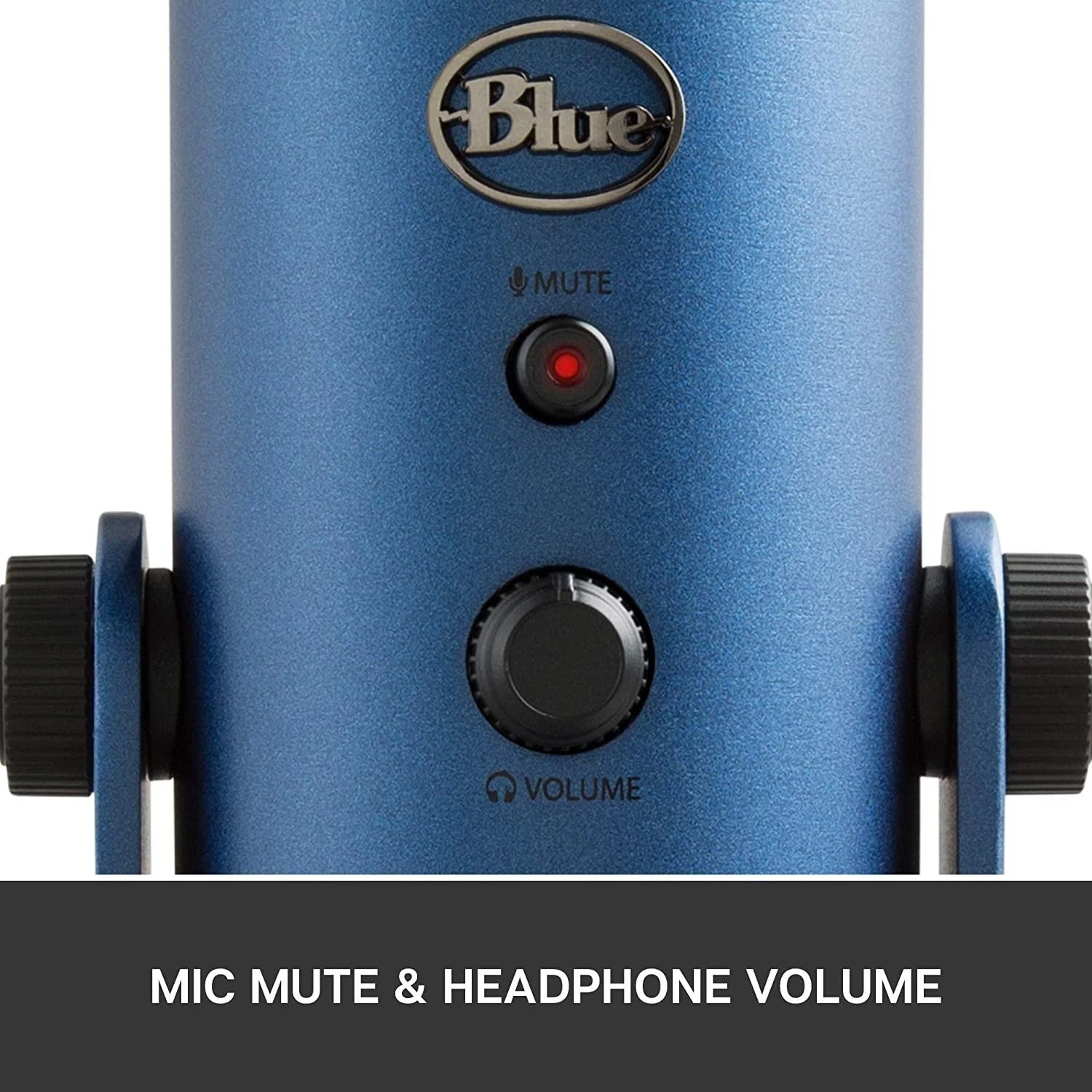 Blue Mėlyna Mikrofonas Mėlyna Yeti USB - Mėlyna spalva