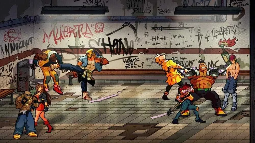 Sujunkite žaidimus Streets Of Rage 4 Anniversary Edition PS4