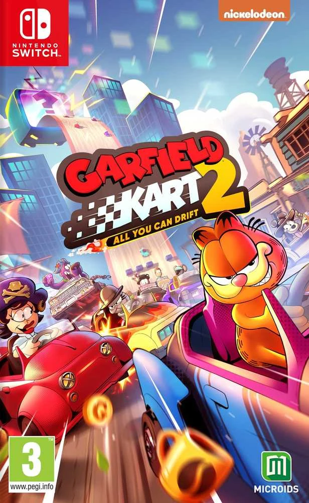 „Microïds Garfield Kart 2“ – viskas, ką galite dreifuoti
