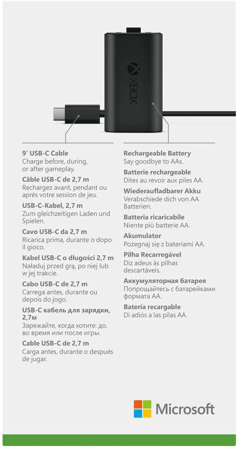 Microsoft XBOX Play and Charge įkraunama baterija USB-C