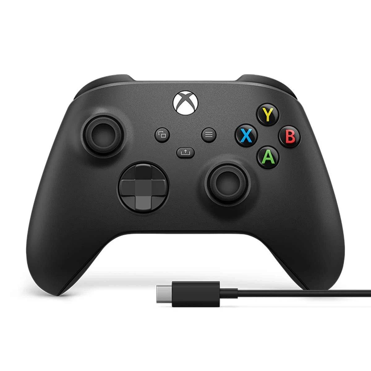 Microsoft XBOX Series belaidis valdiklis su USB-C kabeliu (Carbon Juodas)