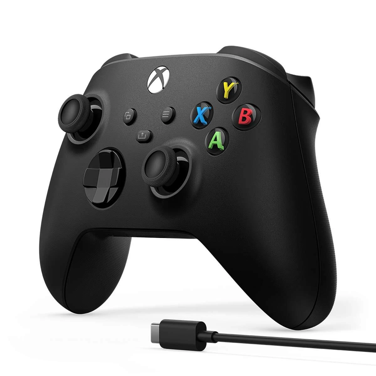 Microsoft XBOX Series belaidis valdiklis su USB-C kabeliu (Carbon Juodas)