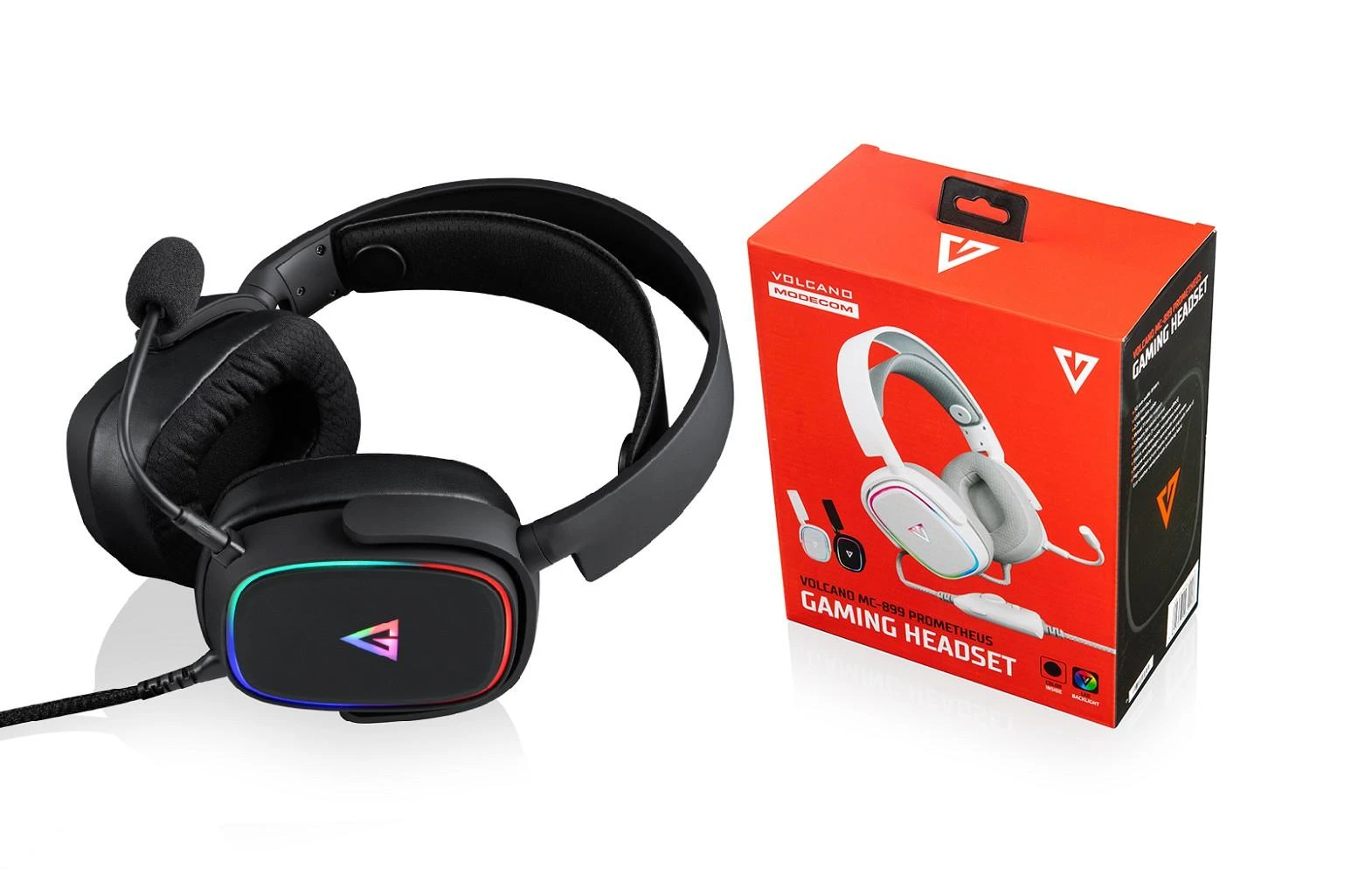 MODECOM MC-899 PROMETHEUS ausinės su pakuote