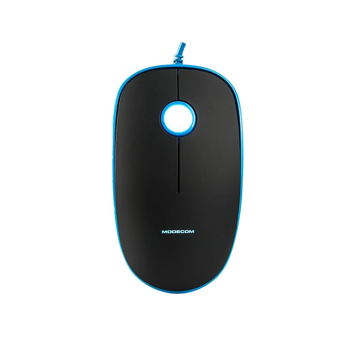 MODECOM MC-M111 juoda su laidu optinė pelė | 1600 DPI