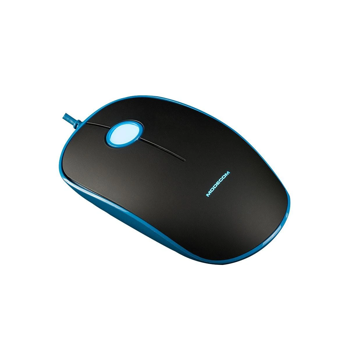 MODECOM MC-M111 juoda su laidu optinė pelė | 1600 DPI